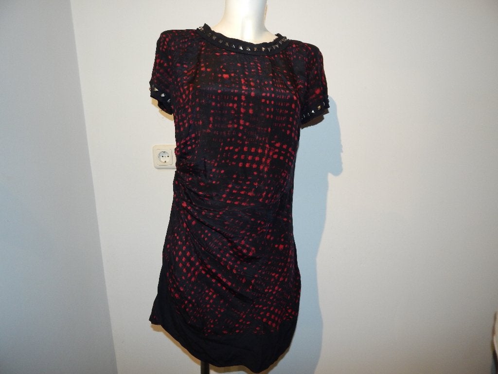 Isabel Marant etoile zijde jurk in print studs vintage 3/40