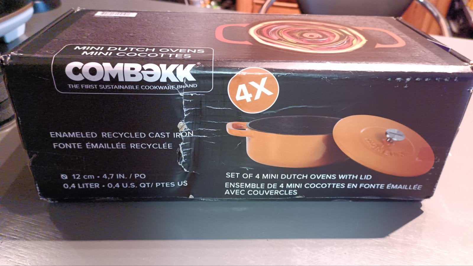 COMBAKK Mini Dutch Ovens - Set van 4 - Nieuw, Ophalen, Geschikt voor inductie, Nieuw, Overige merken