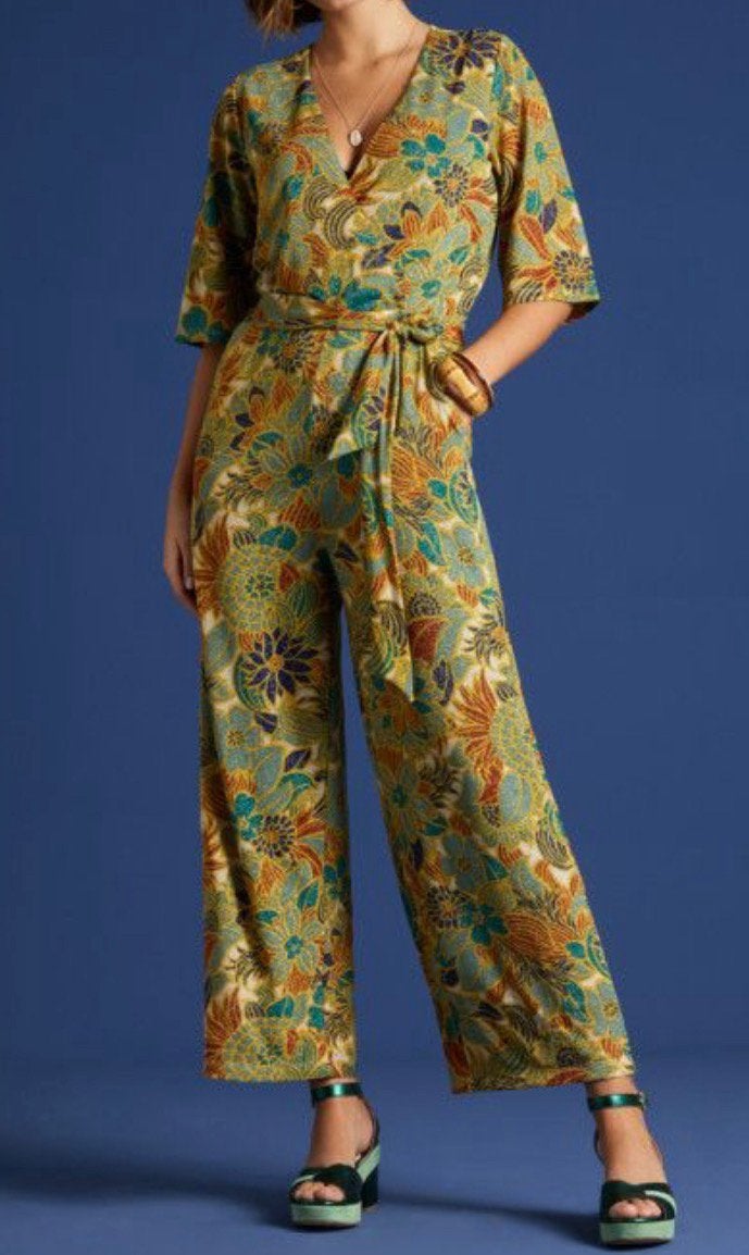 King Louie jumpsuit m zgan, Ophalen of Verzenden, Zo goed als nieuw, Maat 38/40 (M), Overige kleuren