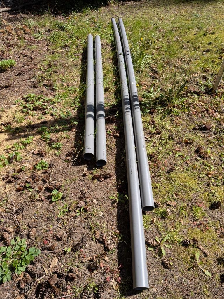 PVC hwa afvoerbuizen 75mm en 80mm, Ophalen, Afvoer, Gebruikt, Pvc