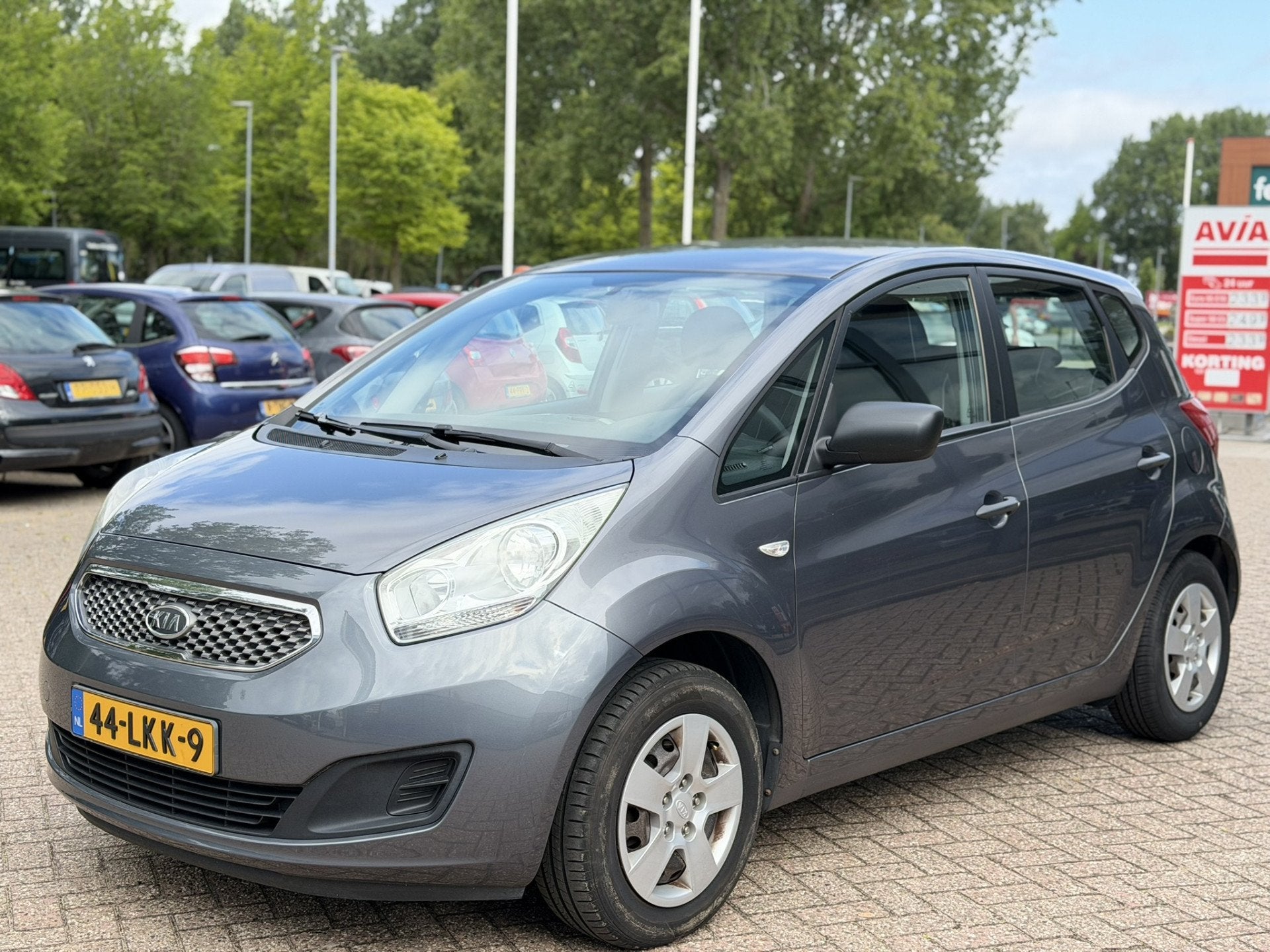 Kia Venga 1.4 CVVT X-tra Trekhaak|Airco (bj 2010), Auto's, Voorwielaandrijving, Euro 5, Stof, Gebruikt