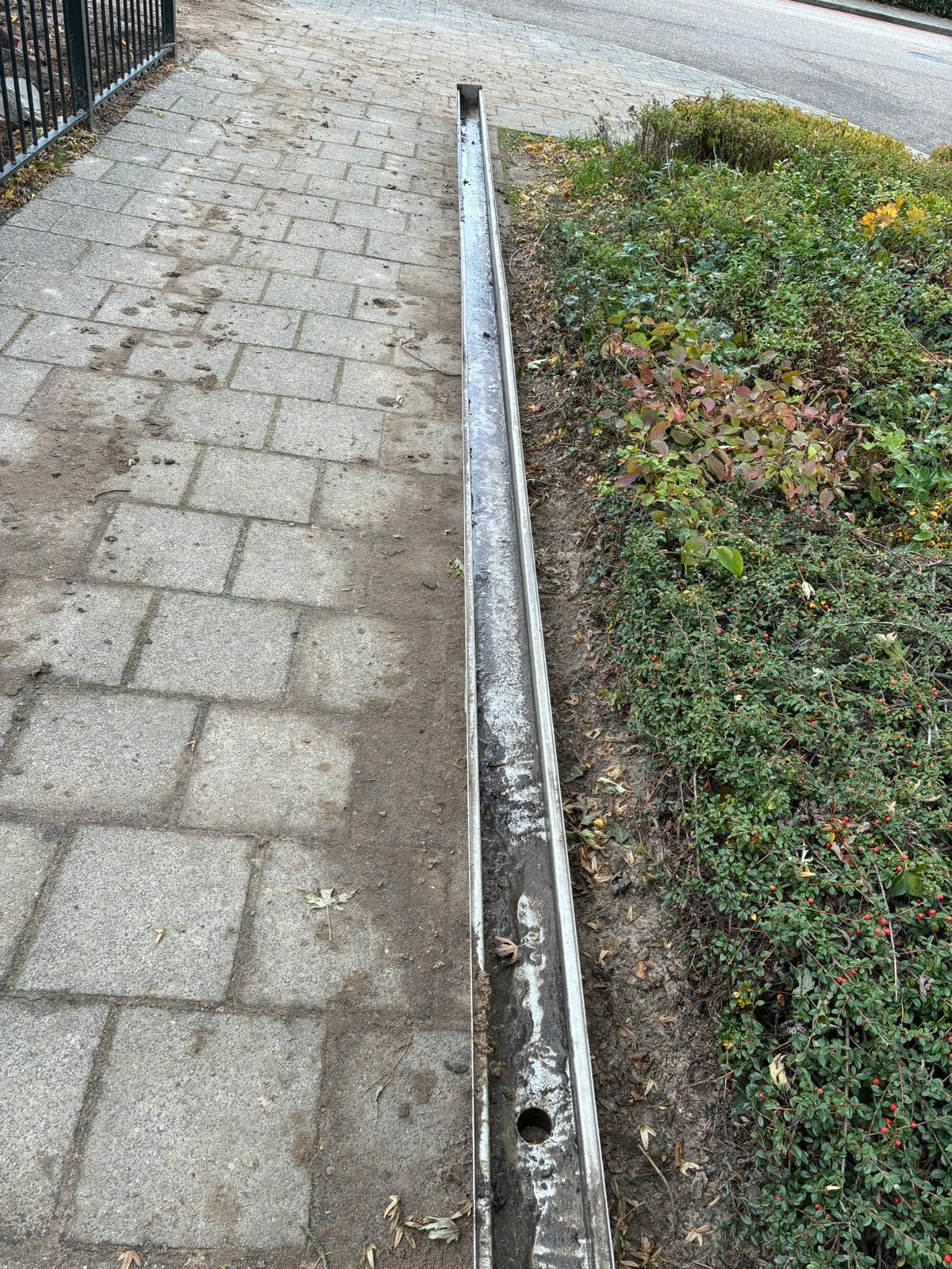 Terrasgoot 6 meter, Ophalen, Gebruikt, IJzer