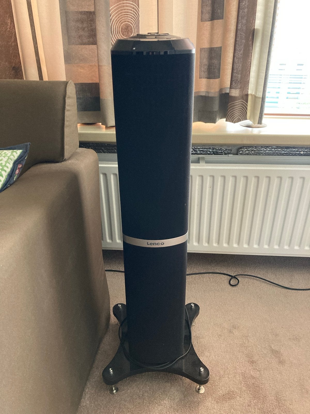 Lenco iPod Tower 1 met afstandsbediening en handleiding, Overige merken, Verzenden, Tuner of Radio, Losse componenten