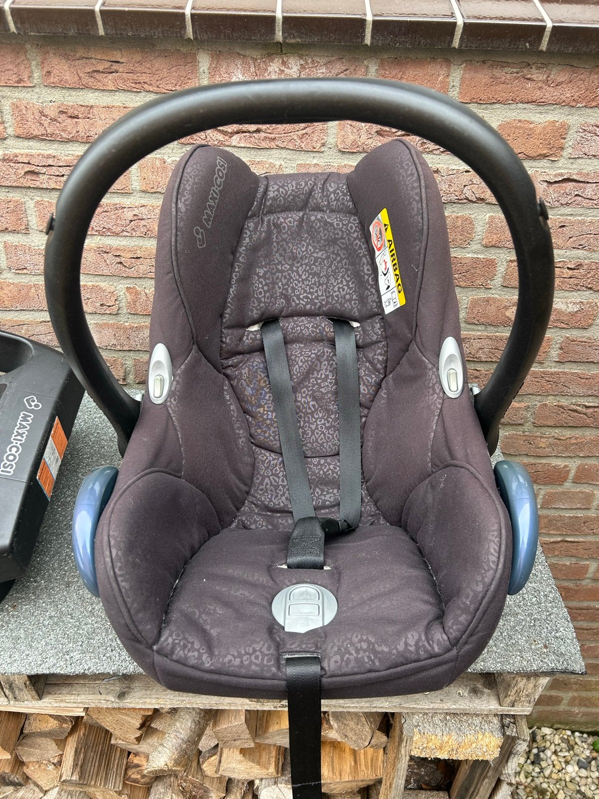Maxi-Cosi CabrioFix met EasyBase 2 - Autostoeltje 0-13 kg, Ophalen, 0 t/m 13 kg, Maxi-Cosi, Gebruikt