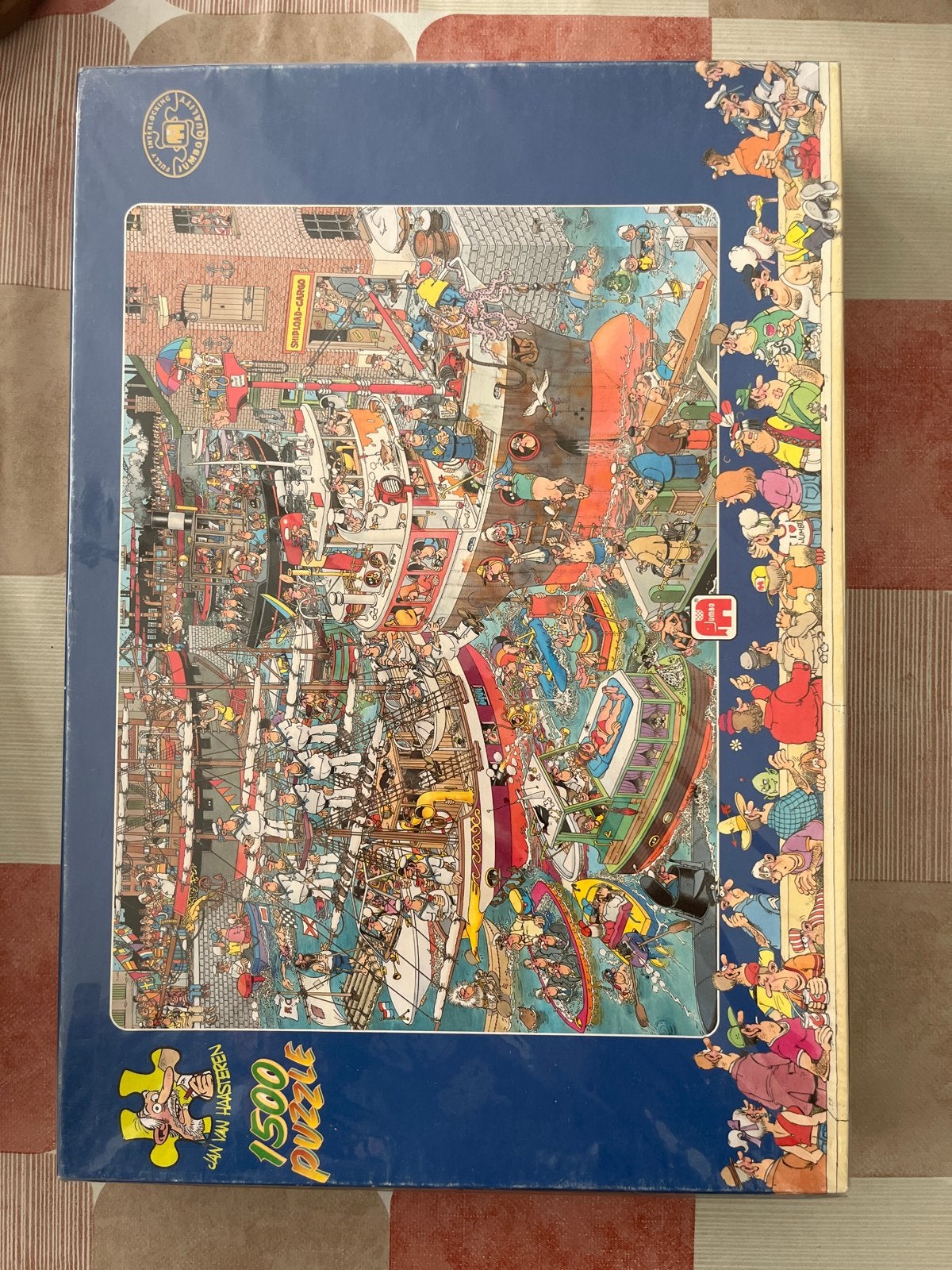 Jan van Haasteren Crazy Harbour 1500 stukjes legpuzzel, Ophalen, 500 t/m 1500 stukjes, Gebruikt, Legpuzzel
