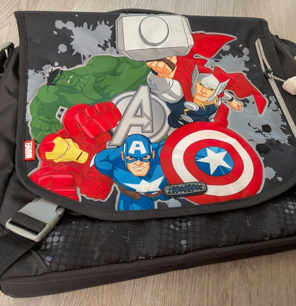 Avengers schoudertas kind, Nieuw, Grijs, Schoudertas, 30 tot 40 cm