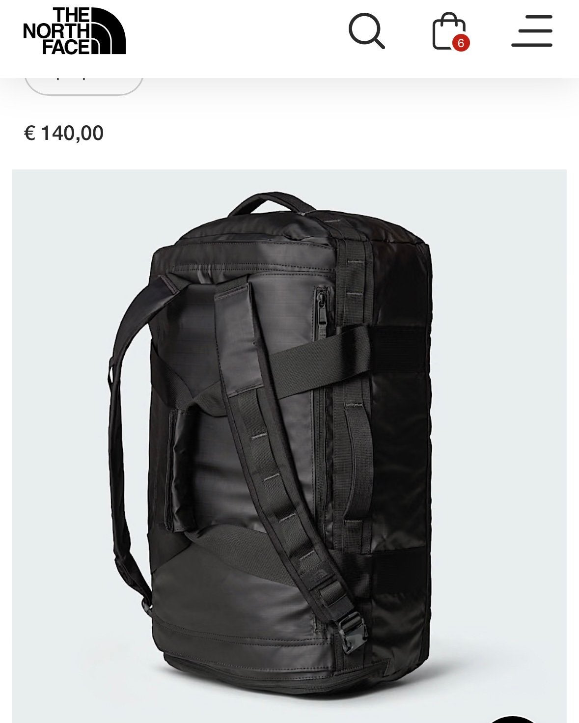 The North Face BASE CAMP VOYAGER rugtas, Ophalen of Verzenden, Zo goed als nieuw