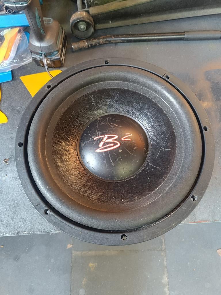 B2 Audio Subwoofer 12 inch 2x2ohm 1000 watt, Ophalen of Verzenden