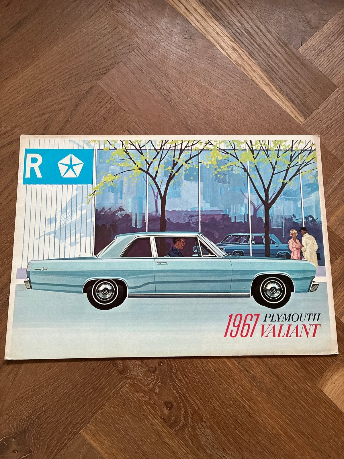 1967 Plymouth Valiant brochure, Verzenden, Zo goed als nieuw, Overige merken