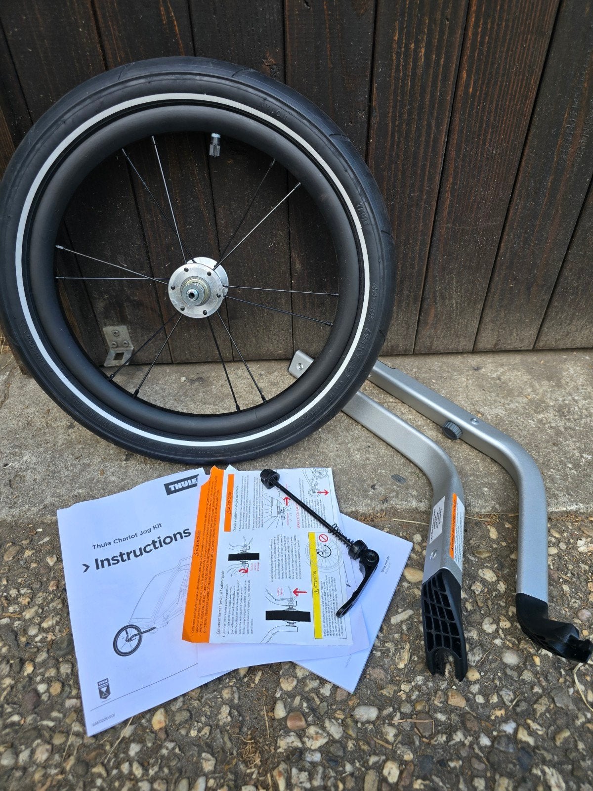 Thule chariot jogging kit 2, Ophalen of Verzenden, Nieuw, Overige merken