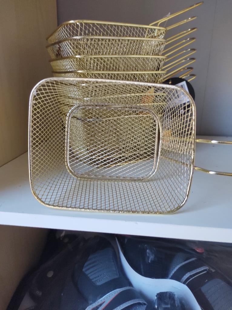 Mini friet mandjes, Overige materialen, Overige typen, Nieuw, Ophalen of Verzenden