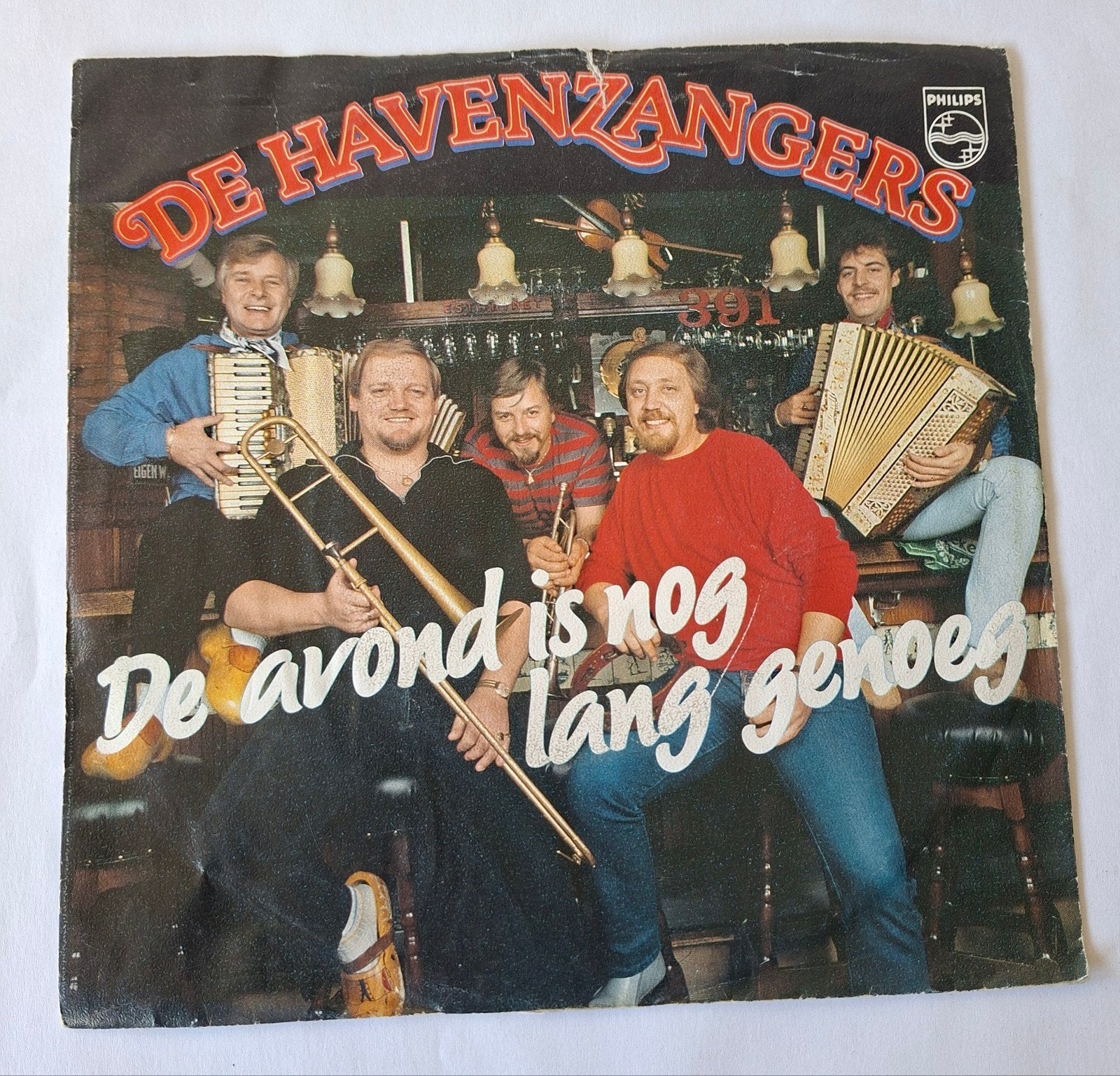 De Havenzangers       De avond is nog lang genoeg, Ophalen of Verzenden, Gebruikt, 7 inch, Levenslied of Smartlap