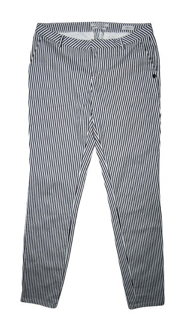Nieuwe Maison Scotch broek, pantalon, blauw/wit, Mt. M, Maat 38/40 (M), Overige kleuren, Nieuw, Lang