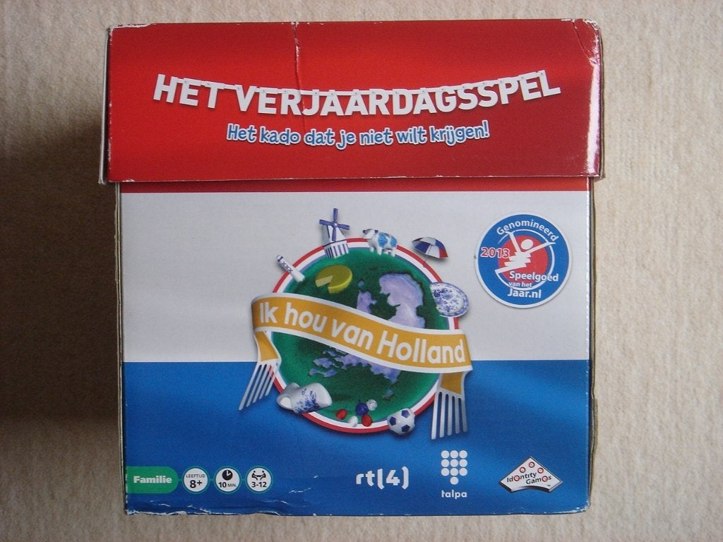 LEUK: Ik hou van Holland: Het Verjaardagsspel, Een of twee spelers, Ophalen of Verzenden, Gebruikt, Identity Games