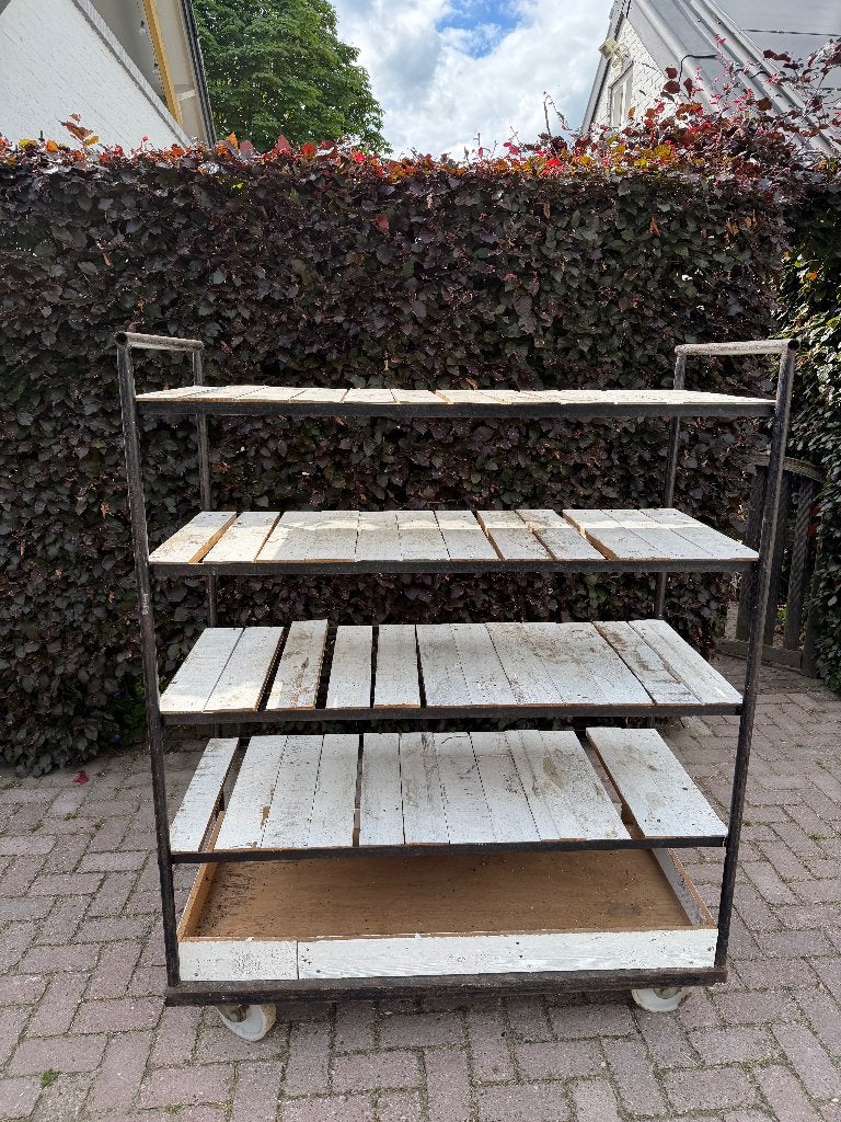 Vintage Industriële Bakkerskar, Huis en Inrichting, Kasten | Overige, Ophalen, Gebruikt