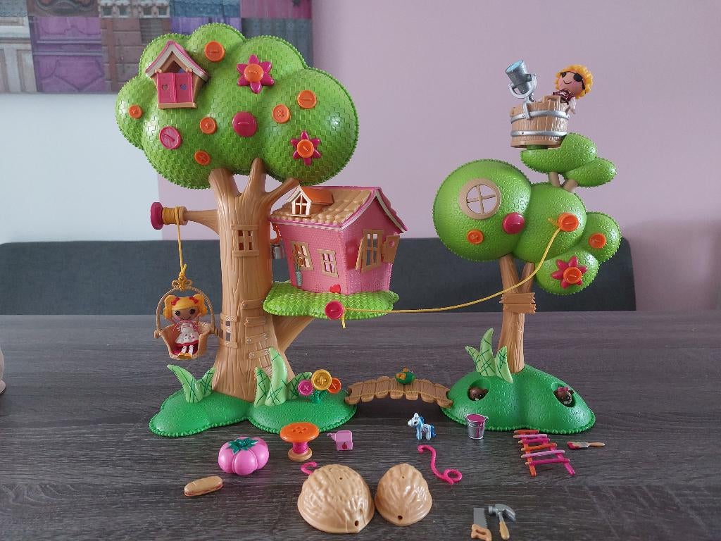 Boomhut set Lalaloopsy, Ophalen of Verzenden, Gebruikt, Poppenhuis