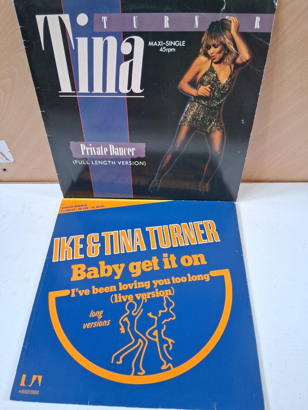 Tina Turner & Ike & Tina Turner - 2 Maxi-Singles, Gebruikt, Pop, Ophalen of Verzenden, EP