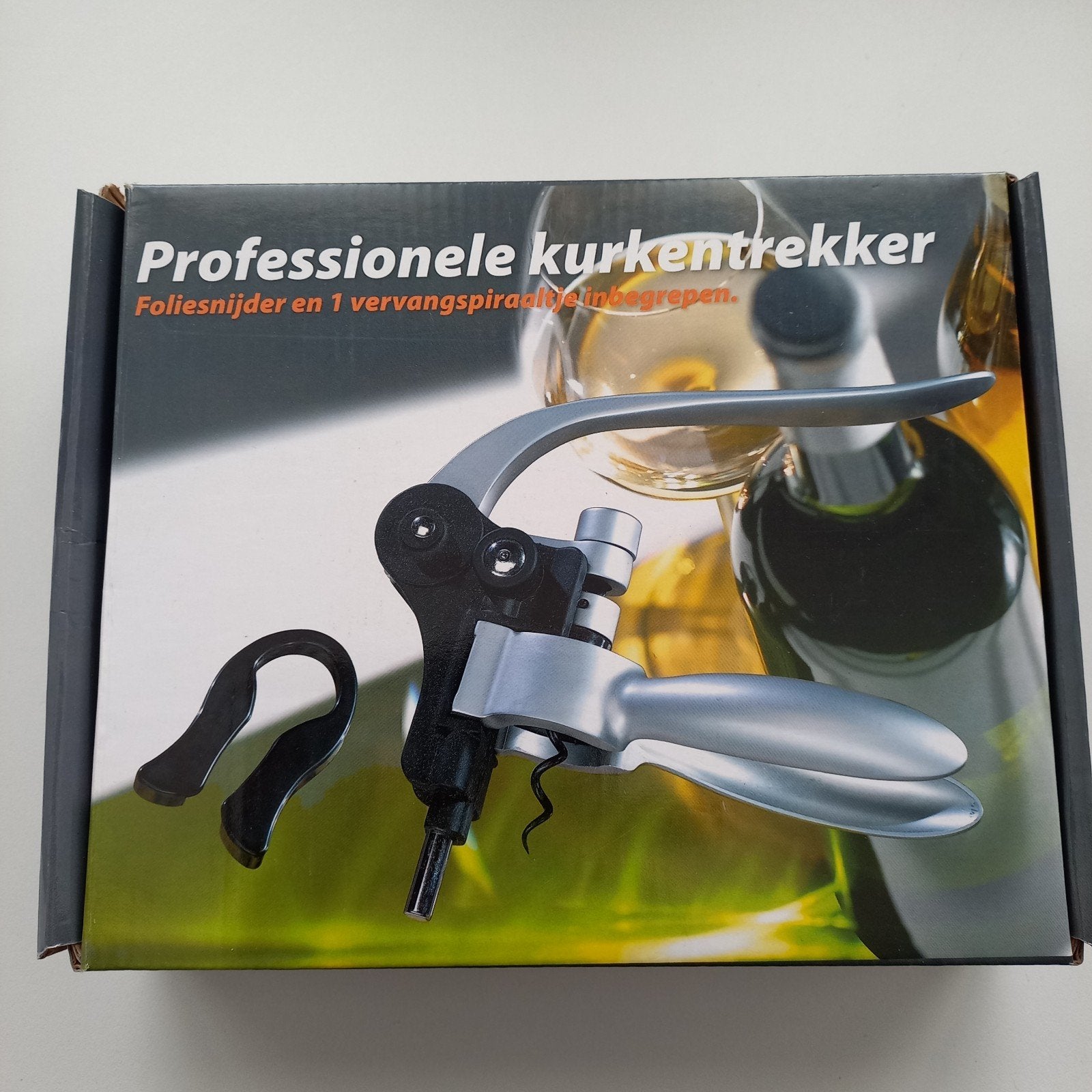 nieuwe professionele kurkentrekker koopje nu, Overige typen, Ophalen of Verzenden, Nieuw, Metaal
