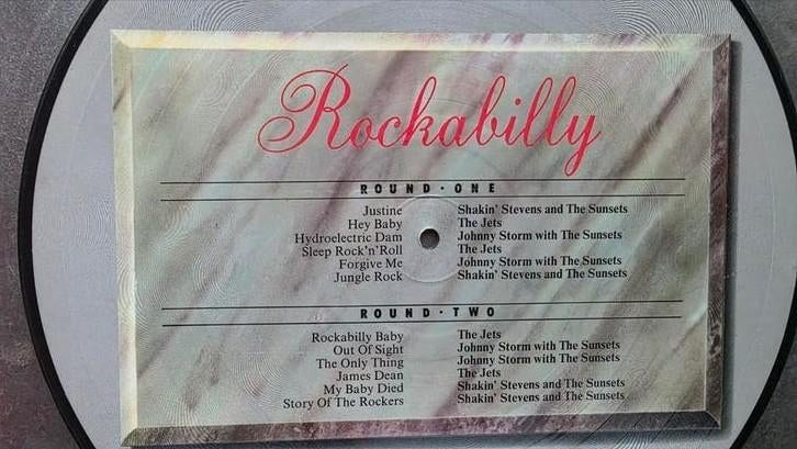 Rockabilly Greatest Hits Picture Disc LP - Shakin' Stevens, Picture disc, 1980 - 1989, Ophalen of Verzenden, Zo goed als nieuw