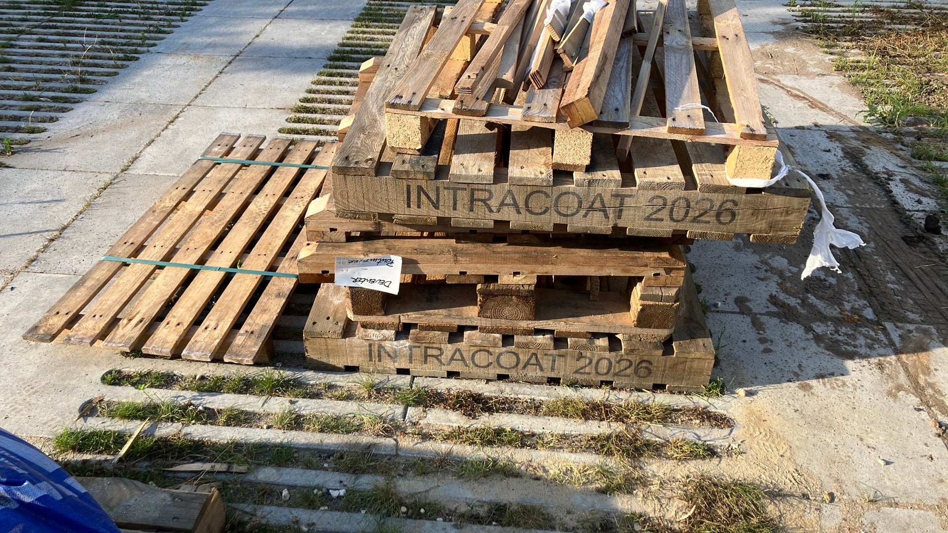 Pallets gratis, Ophalen, Zo goed als nieuw, Pallet, Minder dan 200 cm