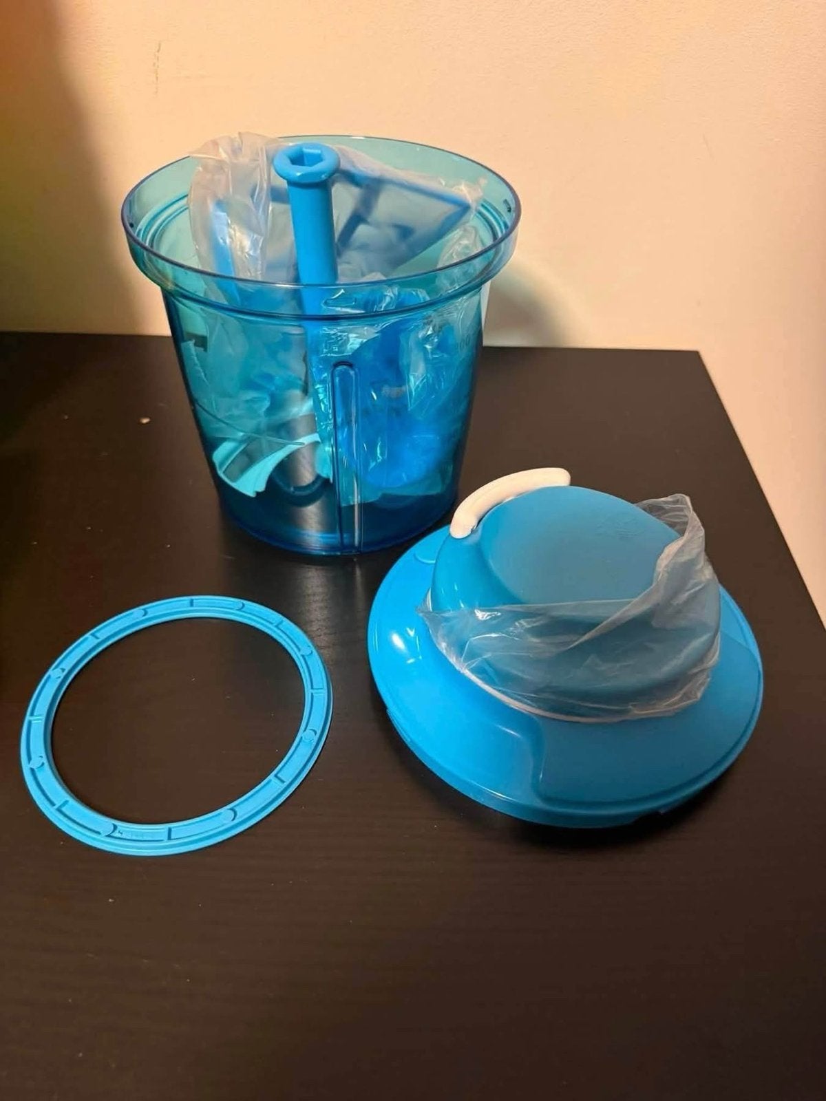 Tupperware Superchef / Supersonic hakmolen, Blauw, Overige typen, Nieuw, Ophalen of Verzenden
