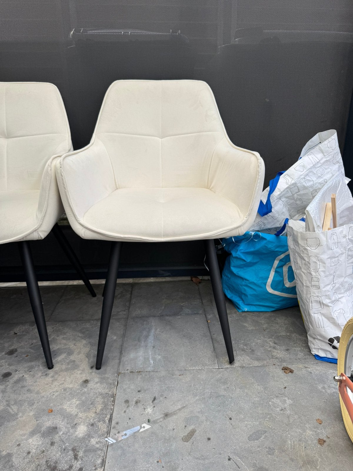 Oriana Eetkamerstoelen voor Stijlvolle Eetkamer, Ophalen of Verzenden, Zo goed als nieuw, Wicker