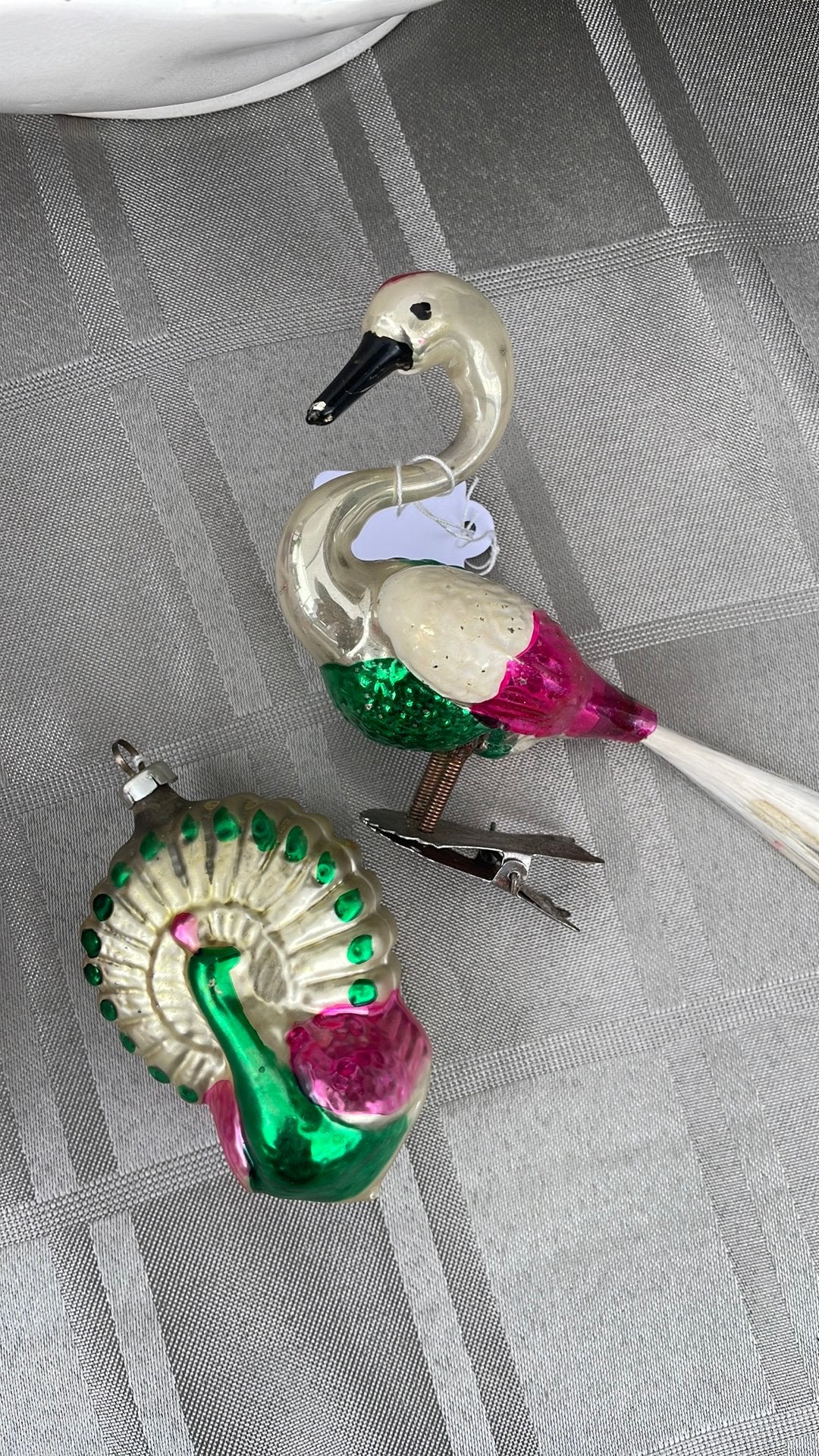 Antieke kerstvogels, Ophalen of Verzenden, Zo goed als nieuw