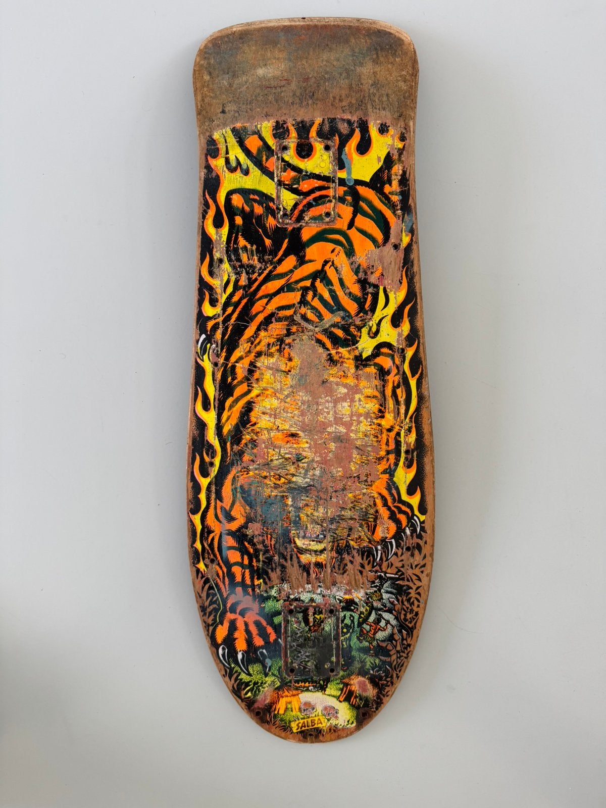 Santa Cruz Salba Tiger OG, Sport en Fitness, Skateboarden, Ophalen of Verzenden, Gebruikt, Skateboard