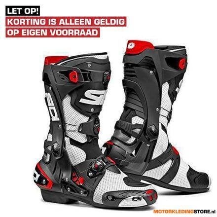 SIDI Rex Air motorlaarzen, Wit-Zwart, Ophalen of Verzenden, Nieuw met kaartje