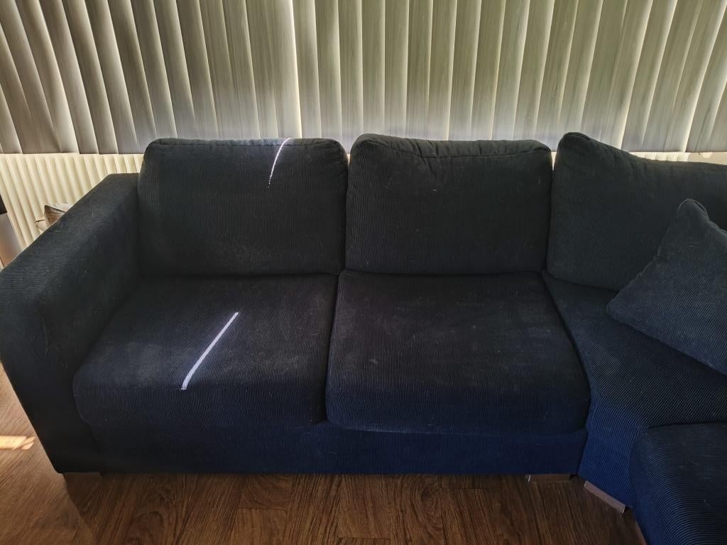 Bank, Huis en Inrichting, Banken | Bankstellen, Ophalen, Gebruikt, Minder dan 75 cm, Hoekbank