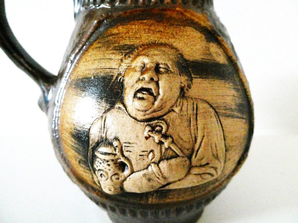 Schenkkan bierkan kan kruik d / b Dumler en Breiden Germany, Antiek en Kunst, Ophalen of Verzenden