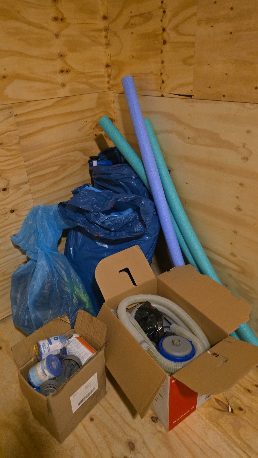 Intertek Zwembad 360 cm doorsnede, Tuin en Terras, Zwembaden, Ophalen, Gebruikt, Minder dan 80 cm, Rond