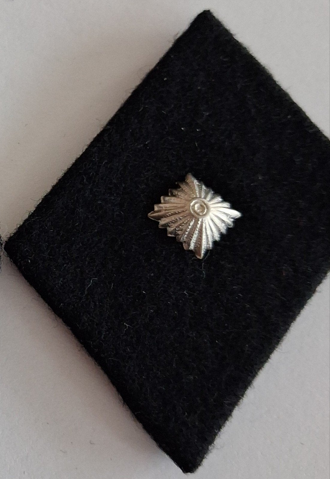 Kraagemblemen UNTERSCHARFUHRER WAFFEN SS, repro, Verzenden, Landmacht, Duitsland, Embleem of Badge