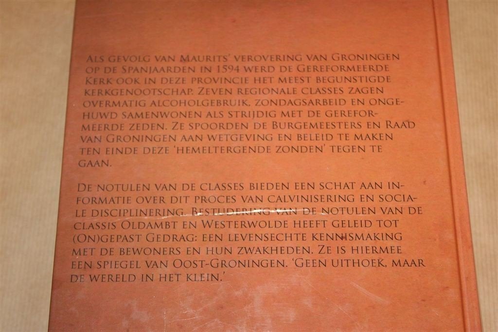 Ongepast Gedrag — Kerkelijke Tucht in Oldambt & Westerwolde, Ophalen of Verzenden, Gelezen