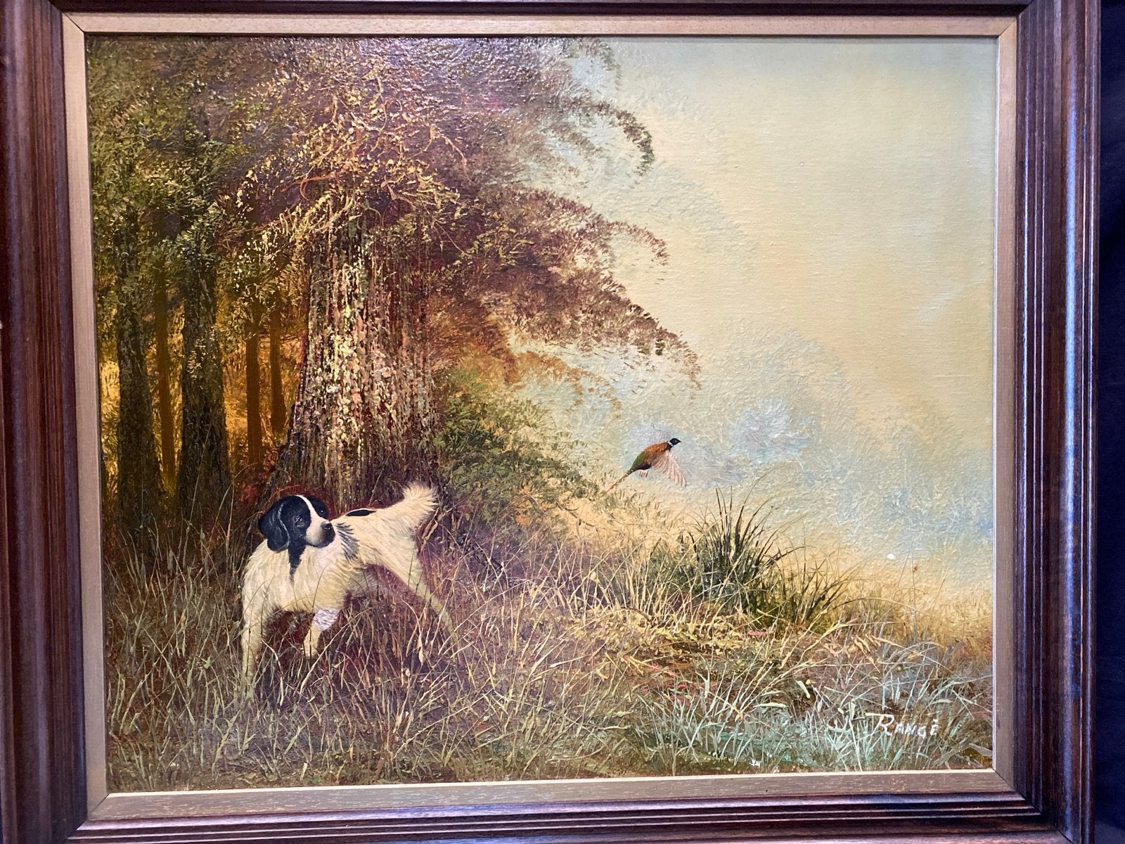 Olieverfschilderij  Wilhelmus J.M. Enneking, Antiek en Kunst, Kunst | Schilderijen | Klassiek, Ophalen, Doek, Realistisch, Dieren