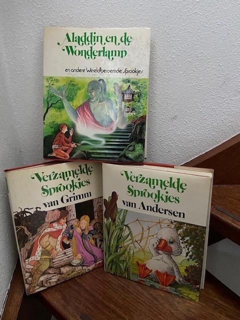 verzamelde sprookjes boeken van Grimm Andersen en meer, Boeken, Sprookjes en Fabels, Ophalen of Verzenden, Gelezen, Gebroeders Grimm