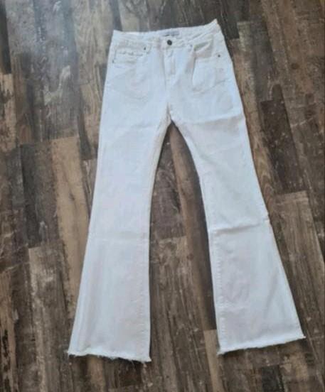 Nieuwe stretch flared jeans, Nina carter, Ophalen of Verzenden, Nieuw, Wit