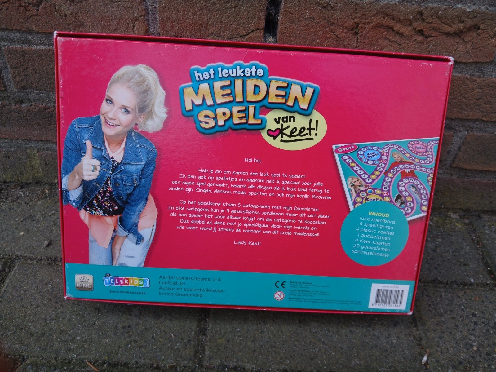 Het Leukste Meidenspel van Keet! - Gezelschapsspel, Hobby en Vrije tijd, Drie of vier spelers, Ophalen of Verzenden, Gebruikt