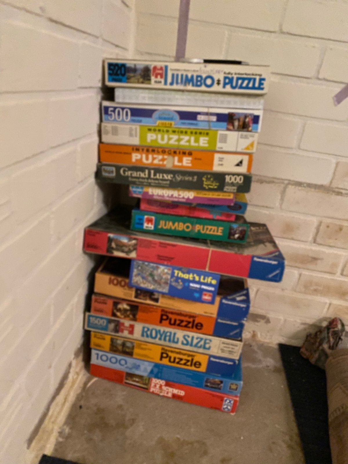 Grote collectie legpuzzels - Diverse merken en aantallen, Ophalen, 500 t/m 1500 stukjes, Gebruikt, Legpuzzel