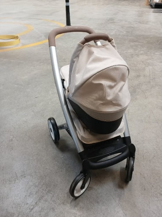 Smoby poppenwagen Maxi-Cosi 3in1 beige, Ophalen, Nieuw, Babypop