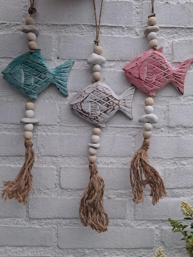 Ibiza Beach Style set van 3 vissen, Huis en Inrichting, Woonaccessoires | Overige, Verzenden