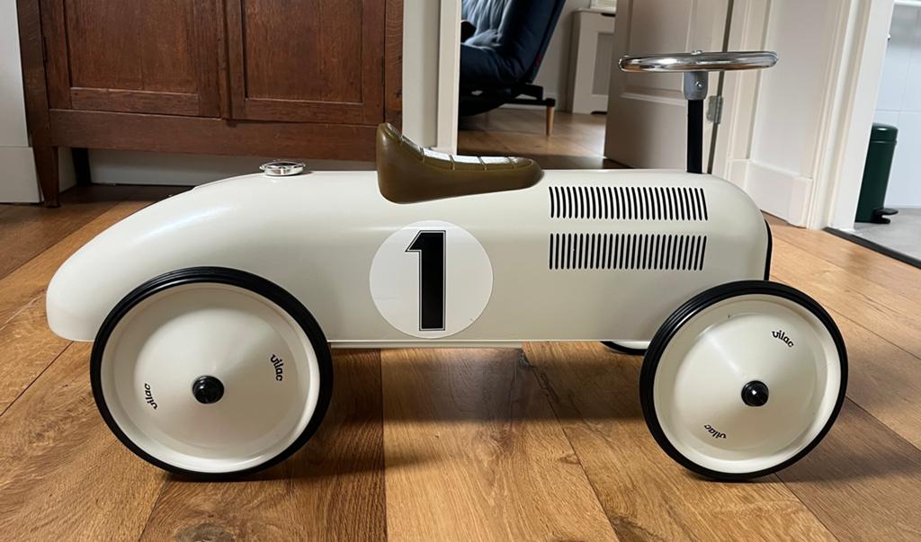 Vilac beige loop race auto, Ophalen of Verzenden, Zo goed als nieuw