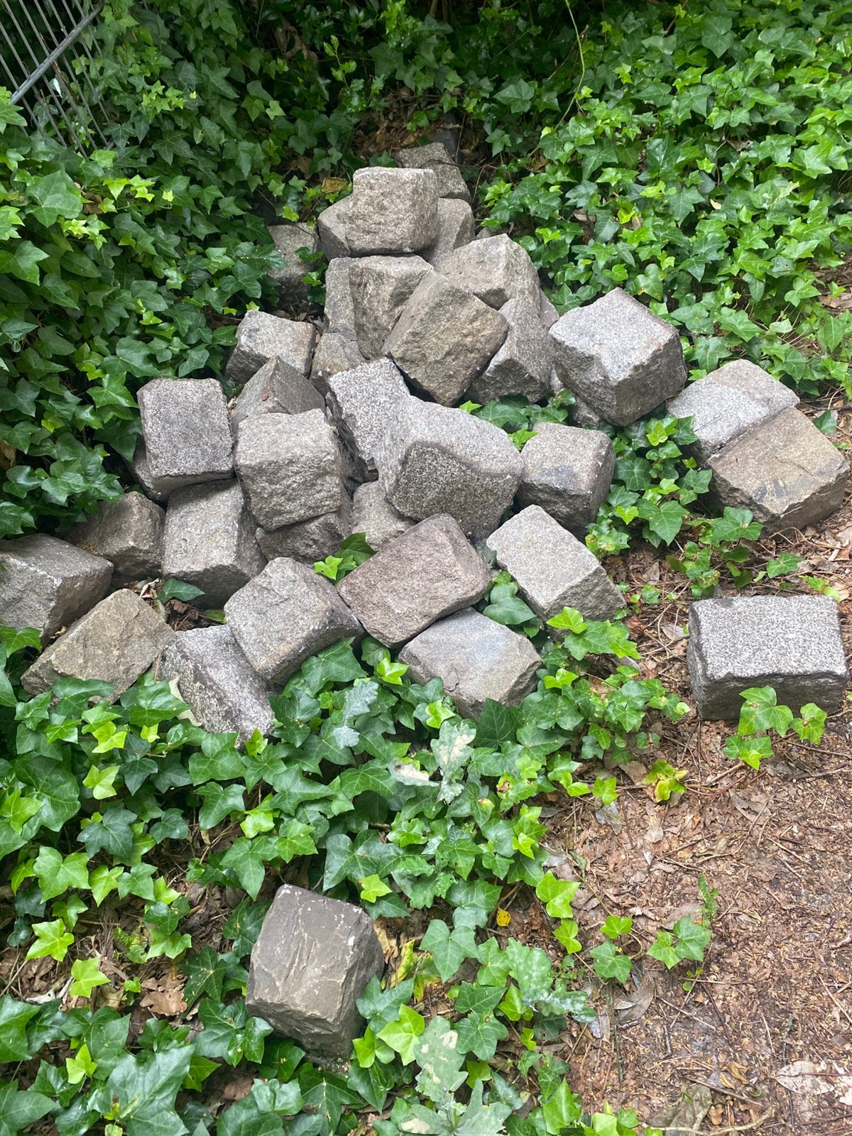 Grote kinderkoppen graniet gemeleerd 10-15 stuks, Tuin en Terras, Ophalen, Zo goed als nieuw, Graniet