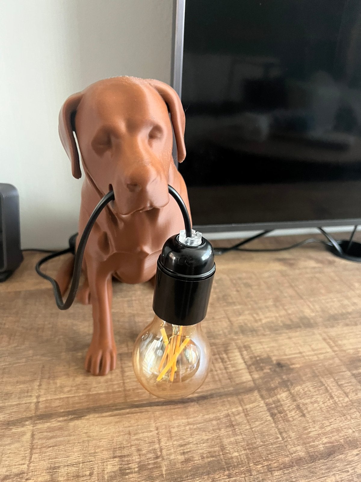 Unieke 3D-Geprinte Labrador Lamp, Ophalen of Verzenden, Nieuw