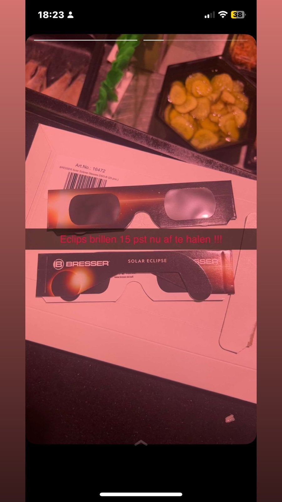 Bresser Eclips brillen -, Overige merken, Zonnebril, Verzenden, Zwart