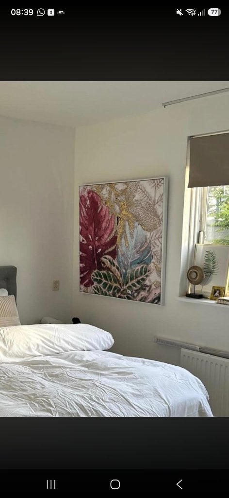 Schilderij, Antiek en Kunst, Kunst | Schilderijen | Modern, Ophalen, Overige technieken, Bloemen