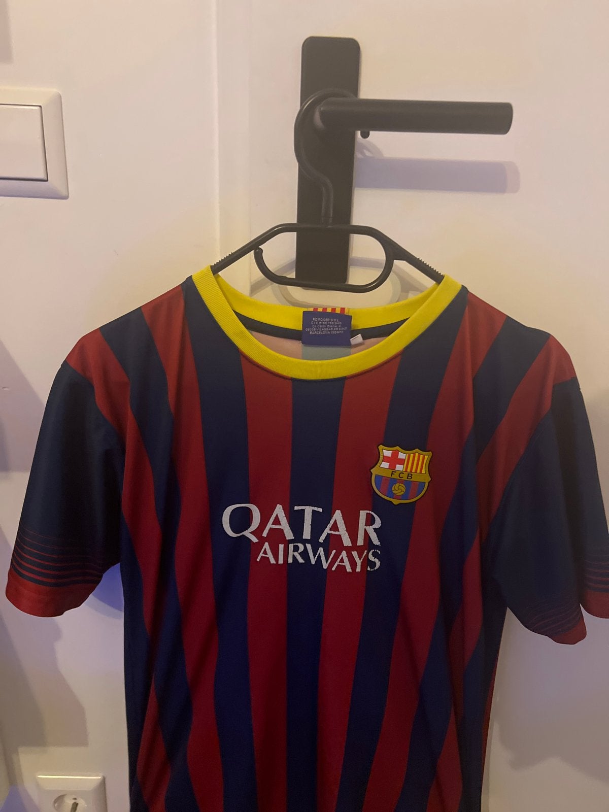 FC Barcelona Messi Shirt - Maat 14 jaar, Maat XS of kleiner, Ophalen of Verzenden, Gebruikt, Shirt