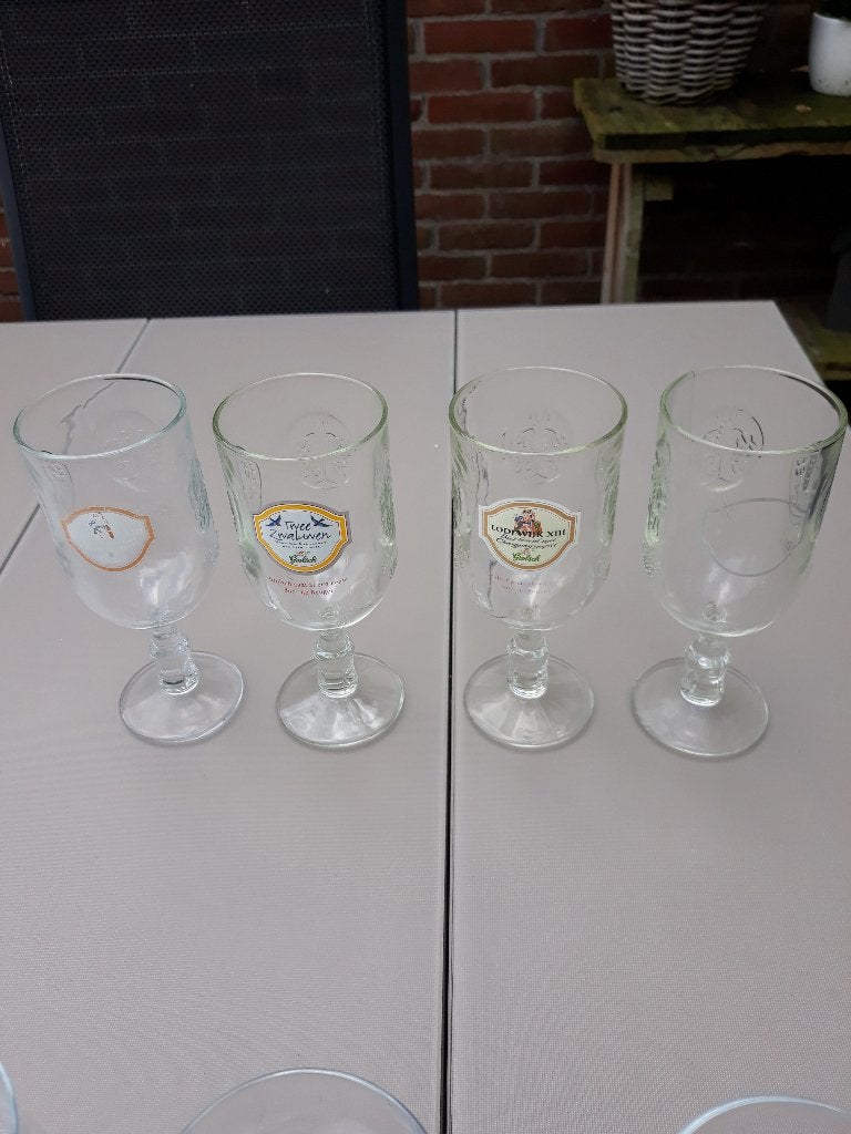 Collectie Grolsch Bierglazen + GRATIS toegift, Verzamelen, Ophalen of Verzenden, Gebruikt, Glas of Glazen, Grolsch