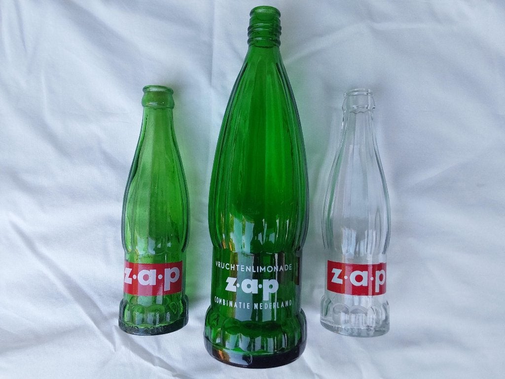 Limonade Flessen Z.A.P 3 stuks Pracht staat, Ophalen of Verzenden