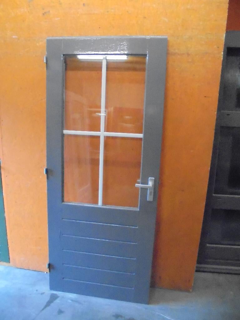 Diverse buitendeuren / schuurdeuren, ca. 88 x 211,5, Ophalen, 80 tot 100 cm, 200 tot 215 cm, Glas